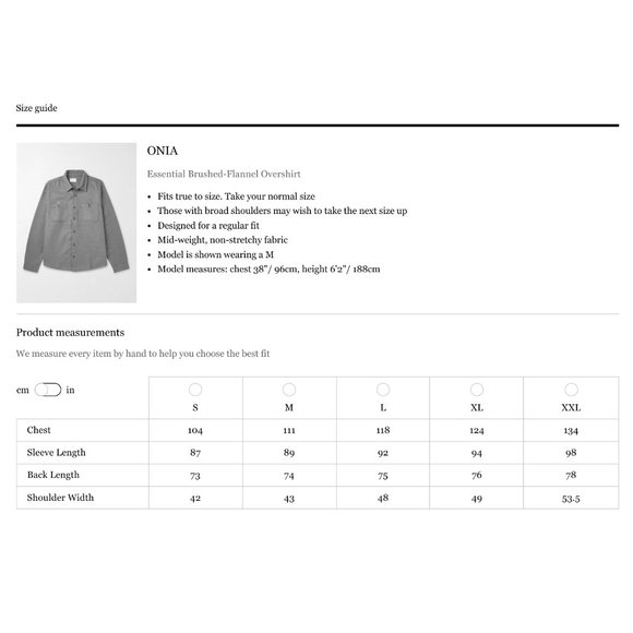 ONIA | Grey Mélange Brushed Flannel Shacket | NWT - Picture 7 of 7